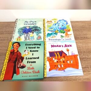 Little Golden Books Lot Of 4 Years 1987-2013